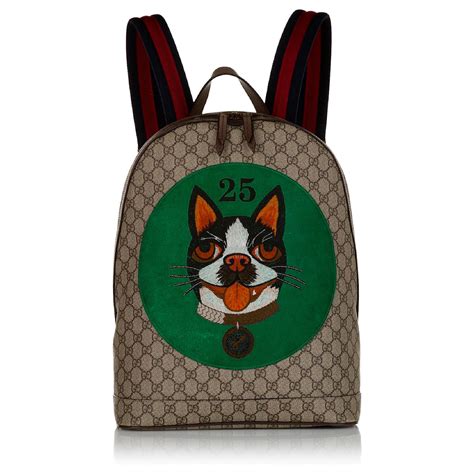 gucci boston terrier backpack|Orso and Bosco, Boston terriers of Gucci’s Creative Director .